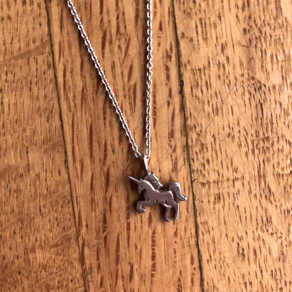 Sterling Silver Unicorn Necklace